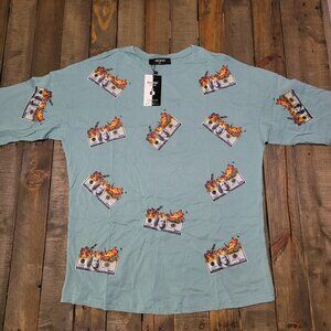 Burning Cash Graphic Men's Short Sleeve Tee